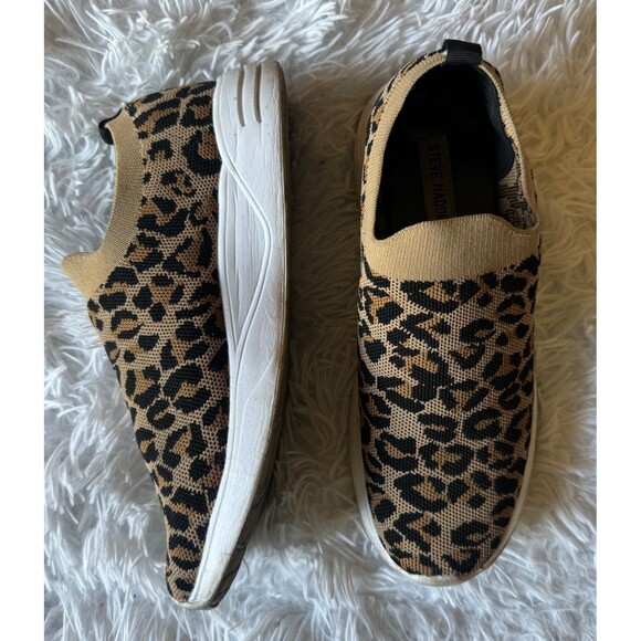 Steve Madden Cheetah Women's Slip On Shoes Size 8 - Picture 3 of 8